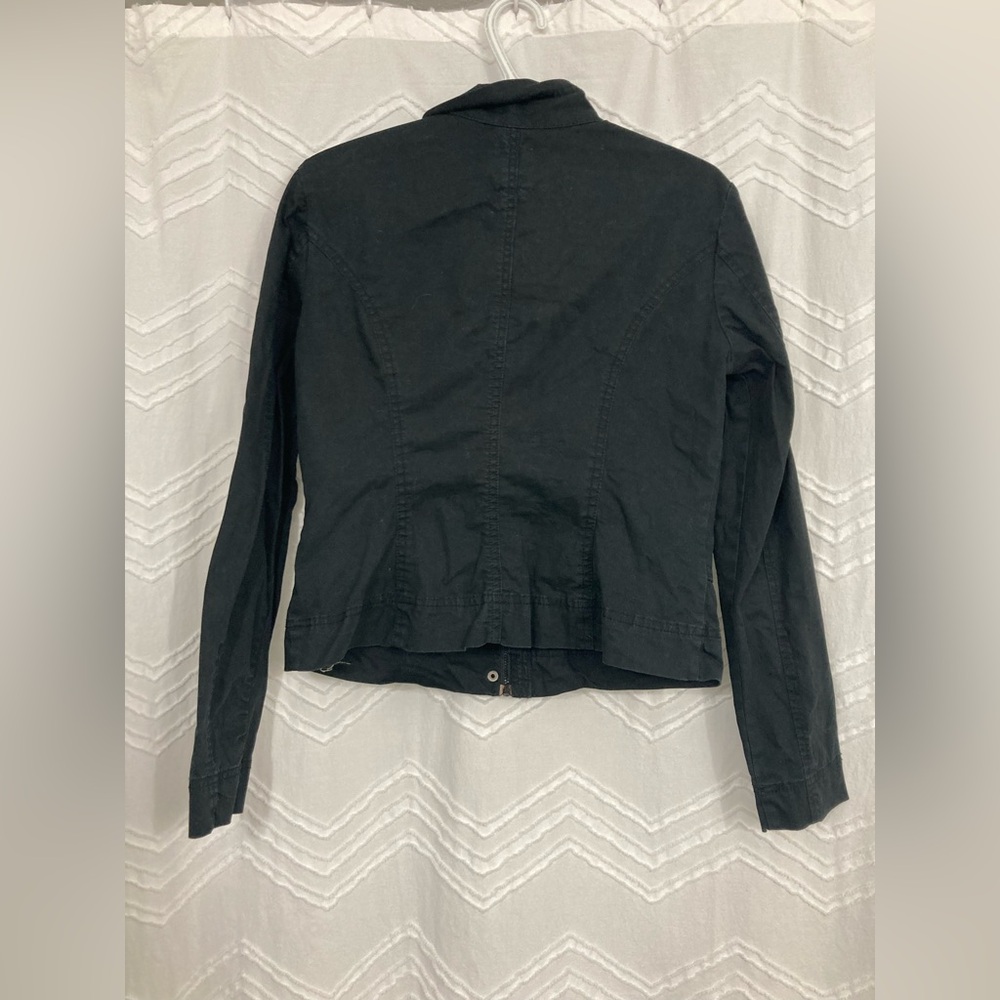 Black canvas jacket, size small - Picture 2 of 7